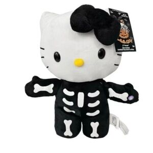 HELLO KITTY SKELETON SIDE STEPPER ANIMATED PLUSH 12” HALLOWEEN She Dances!  NWT